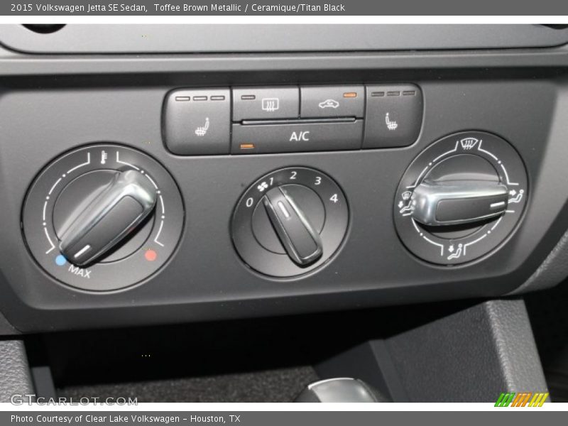 Toffee Brown Metallic / Ceramique/Titan Black 2015 Volkswagen Jetta SE Sedan