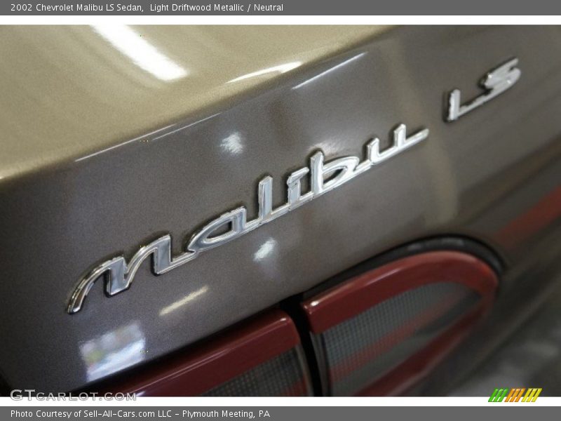 Light Driftwood Metallic / Neutral 2002 Chevrolet Malibu LS Sedan