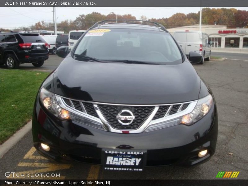 Super Black / Black 2011 Nissan Murano SV AWD