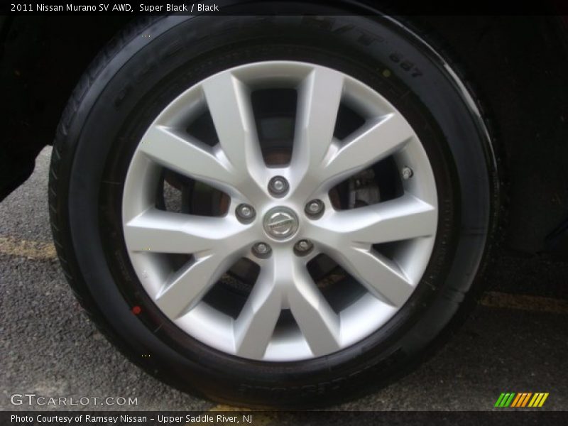 Super Black / Black 2011 Nissan Murano SV AWD