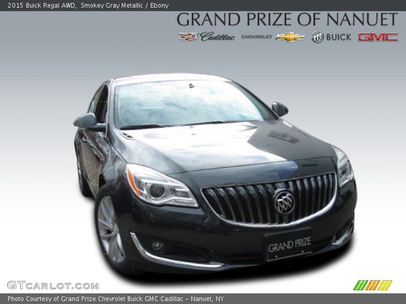 Smokey Gray Metallic / Ebony 2015 Buick Regal AWD