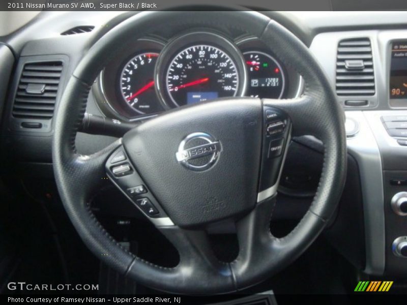 Super Black / Black 2011 Nissan Murano SV AWD