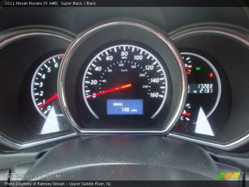 Super Black / Black 2011 Nissan Murano SV AWD