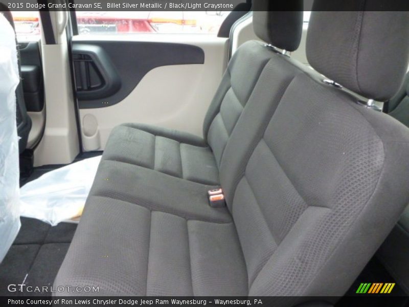 Billet Silver Metallic / Black/Light Graystone 2015 Dodge Grand Caravan SE
