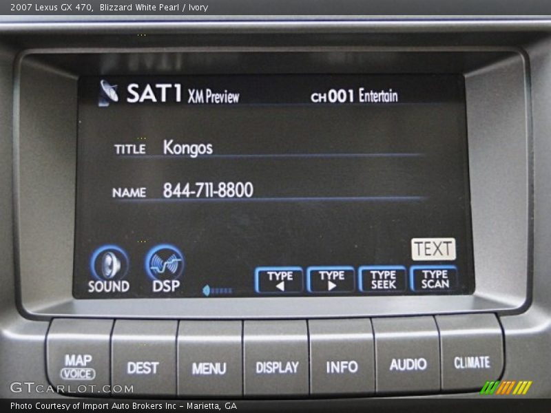Blizzard White Pearl / Ivory 2007 Lexus GX 470