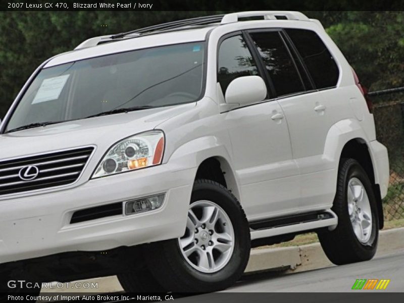 Blizzard White Pearl / Ivory 2007 Lexus GX 470