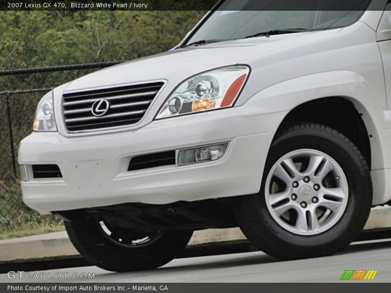 Blizzard White Pearl / Ivory 2007 Lexus GX 470