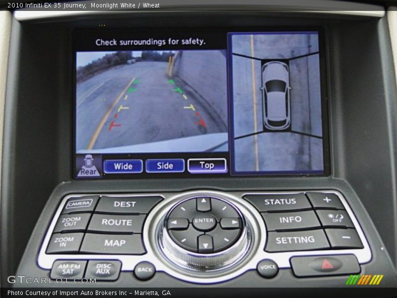 Moonlight White / Wheat 2010 Infiniti EX 35 Journey