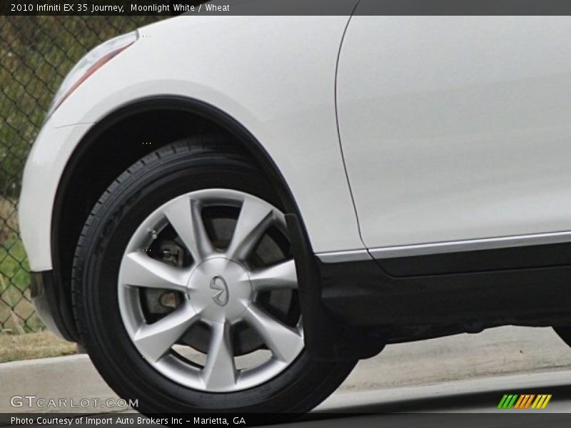 Moonlight White / Wheat 2010 Infiniti EX 35 Journey