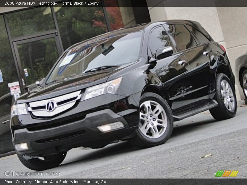 Formal Black / Ebony 2008 Acura MDX Technology