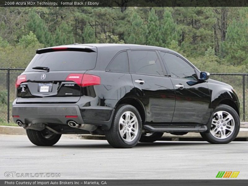 Formal Black / Ebony 2008 Acura MDX Technology