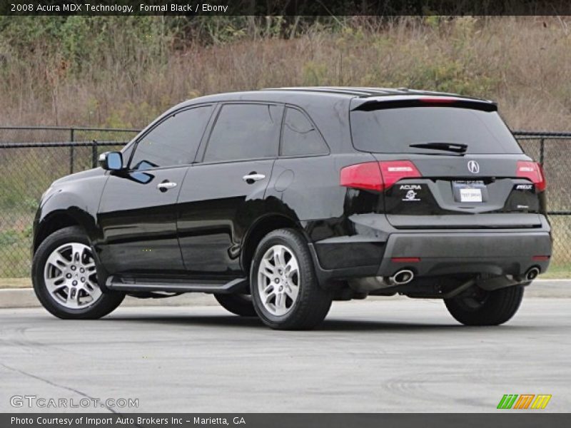 Formal Black / Ebony 2008 Acura MDX Technology