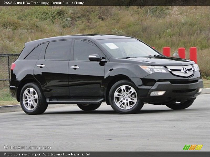 Formal Black / Ebony 2008 Acura MDX Technology