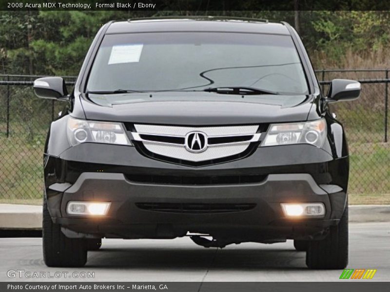 Formal Black / Ebony 2008 Acura MDX Technology