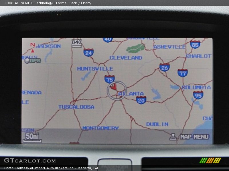 Formal Black / Ebony 2008 Acura MDX Technology