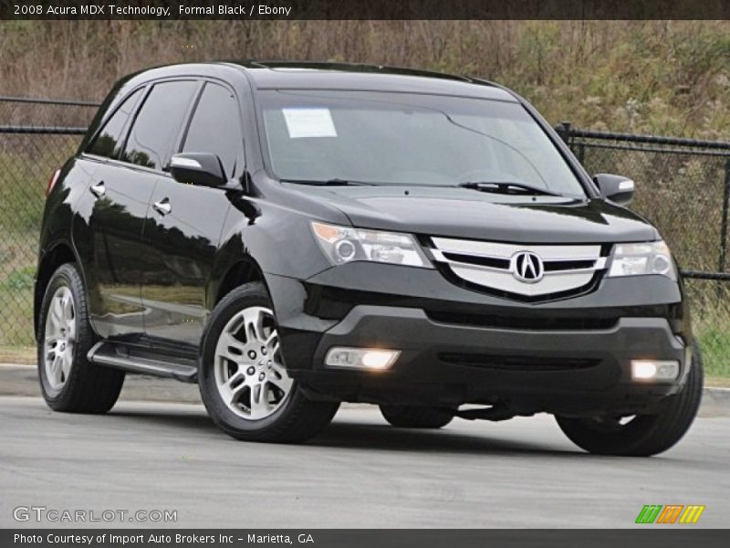 Formal Black / Ebony 2008 Acura MDX Technology