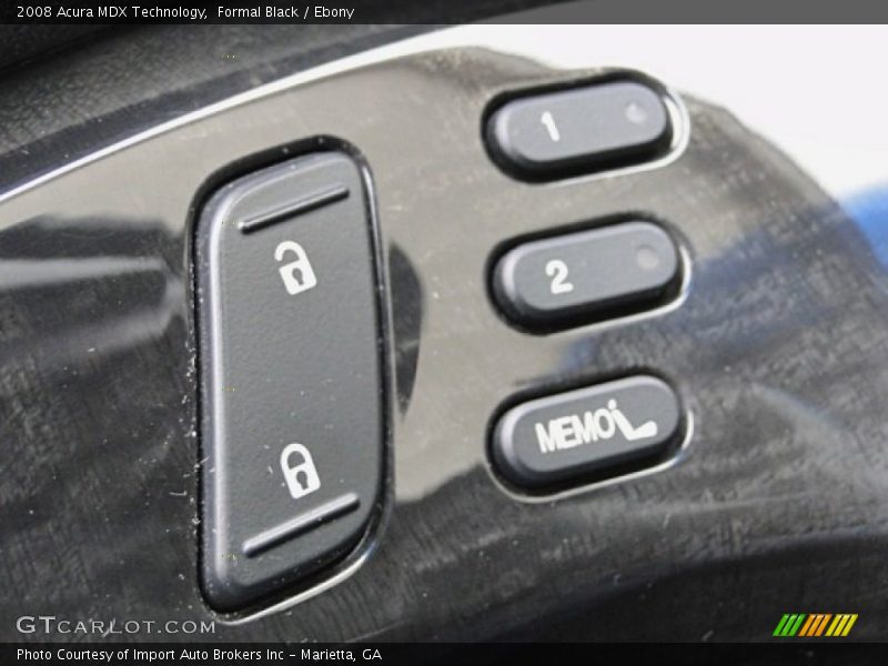 Formal Black / Ebony 2008 Acura MDX Technology