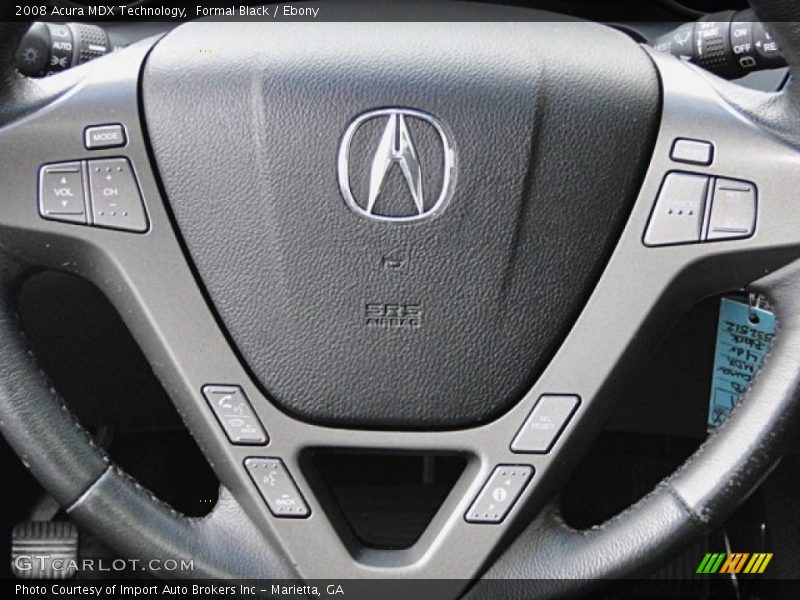 Formal Black / Ebony 2008 Acura MDX Technology