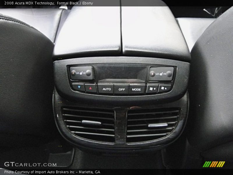 Formal Black / Ebony 2008 Acura MDX Technology