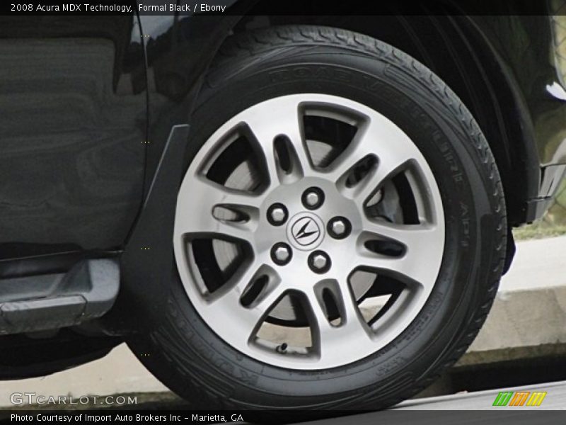 Formal Black / Ebony 2008 Acura MDX Technology