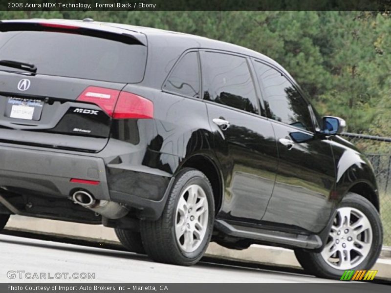 Formal Black / Ebony 2008 Acura MDX Technology