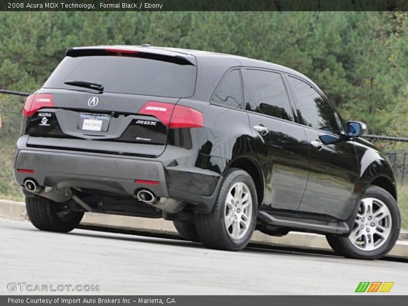Formal Black / Ebony 2008 Acura MDX Technology