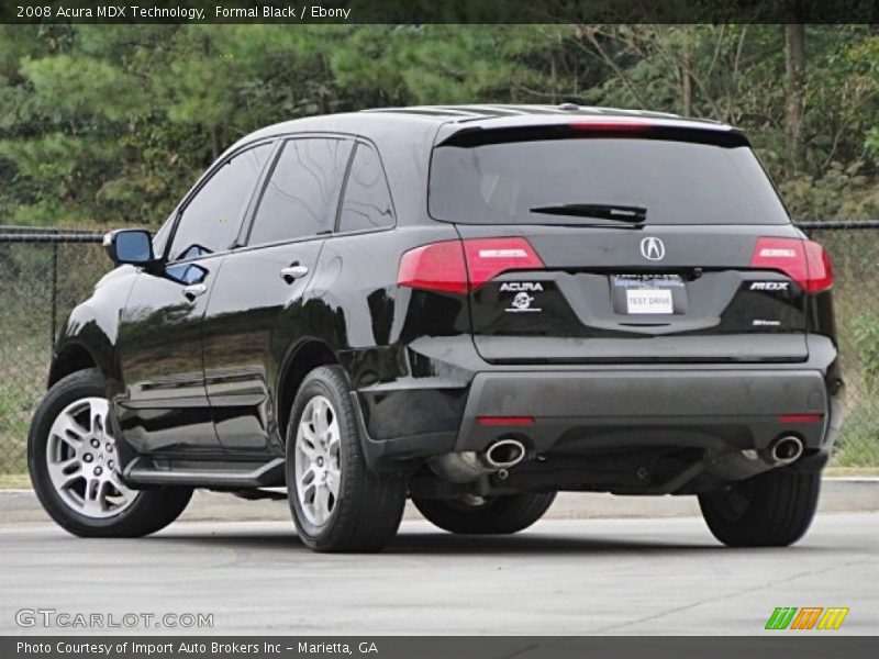 Formal Black / Ebony 2008 Acura MDX Technology