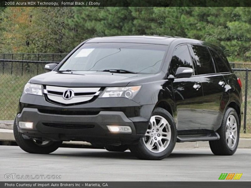 Formal Black / Ebony 2008 Acura MDX Technology