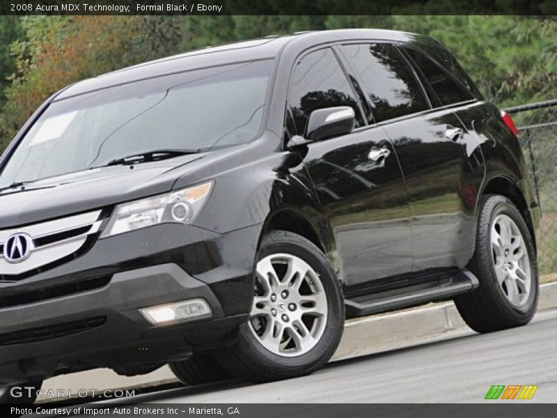 Formal Black / Ebony 2008 Acura MDX Technology