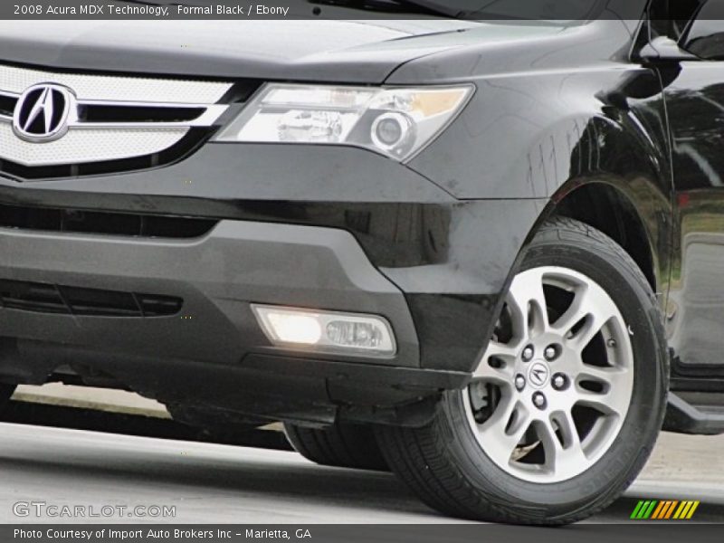 Formal Black / Ebony 2008 Acura MDX Technology