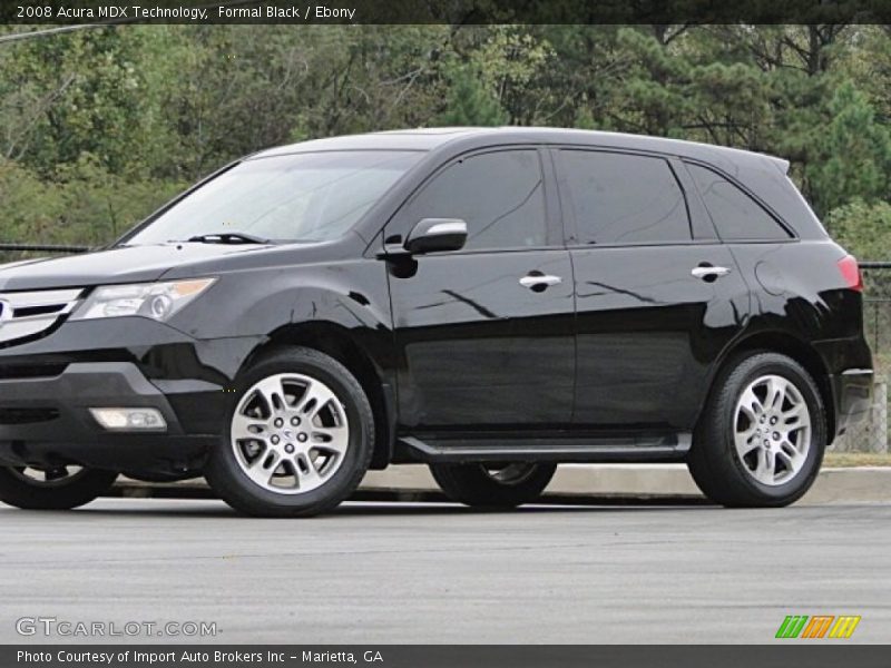 Formal Black / Ebony 2008 Acura MDX Technology