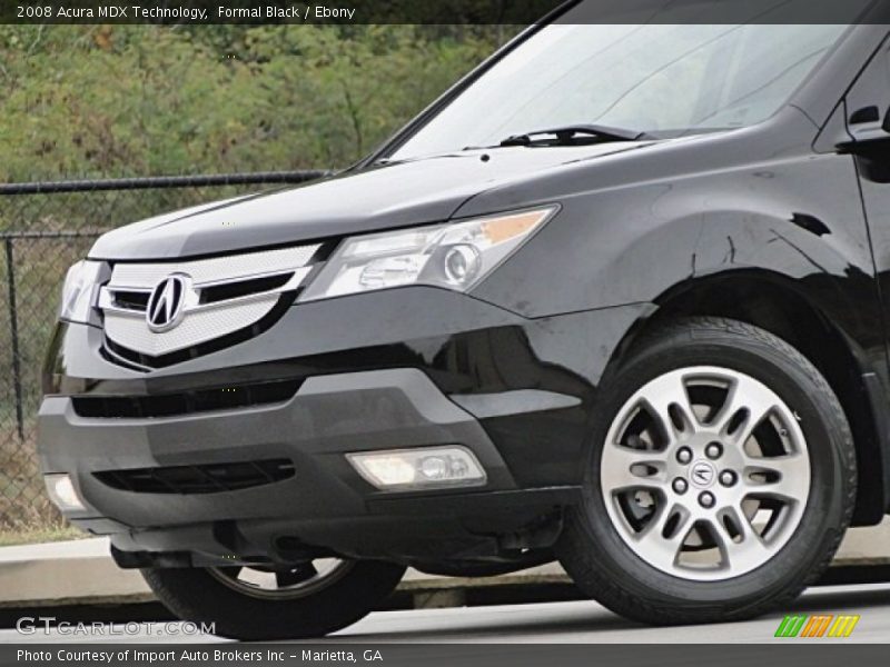 Formal Black / Ebony 2008 Acura MDX Technology