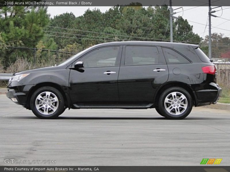 Formal Black / Ebony 2008 Acura MDX Technology