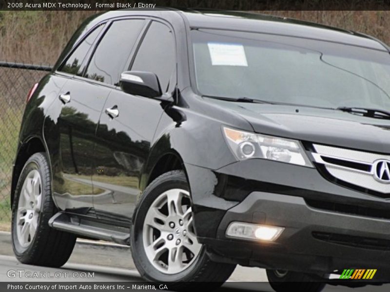 Formal Black / Ebony 2008 Acura MDX Technology