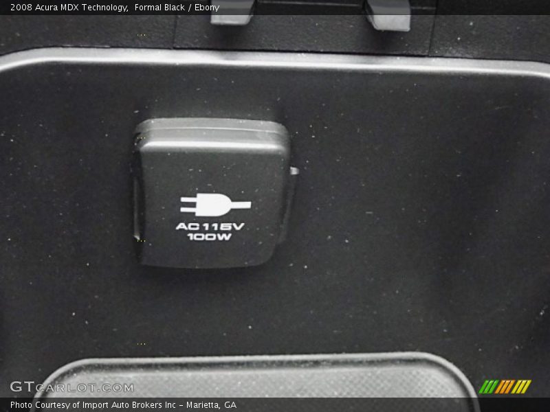 Formal Black / Ebony 2008 Acura MDX Technology