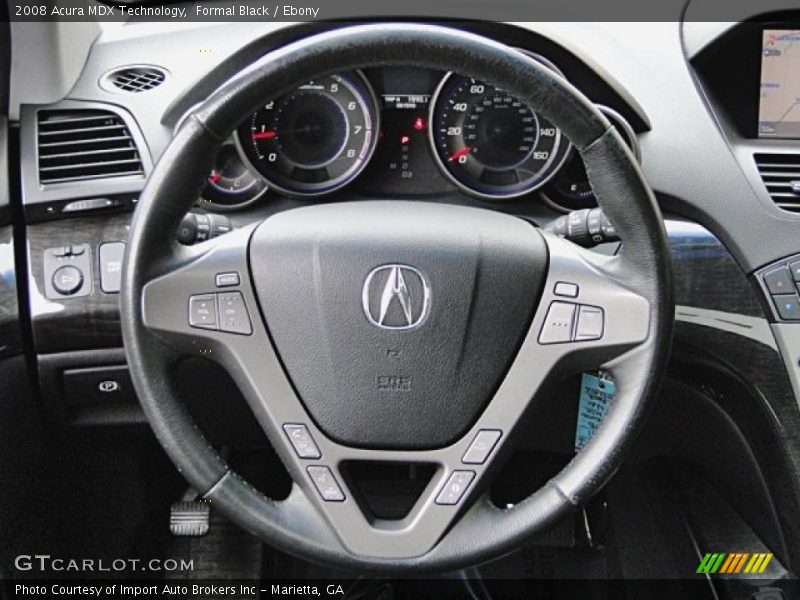 Formal Black / Ebony 2008 Acura MDX Technology