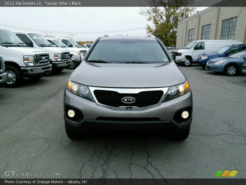 Tuscan Olive / Black 2011 Kia Sorento LX
