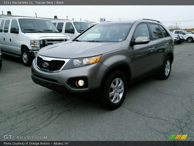 Tuscan Olive / Black 2011 Kia Sorento LX