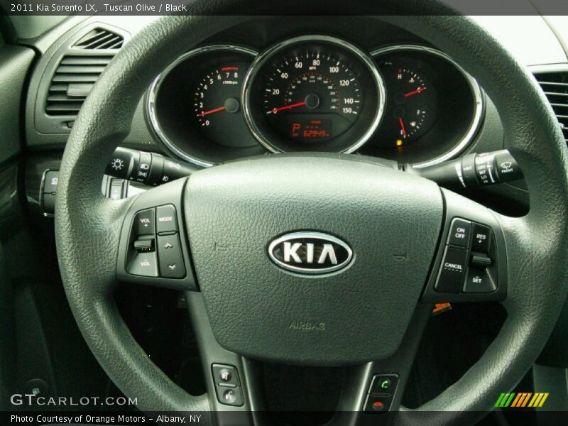 Tuscan Olive / Black 2011 Kia Sorento LX