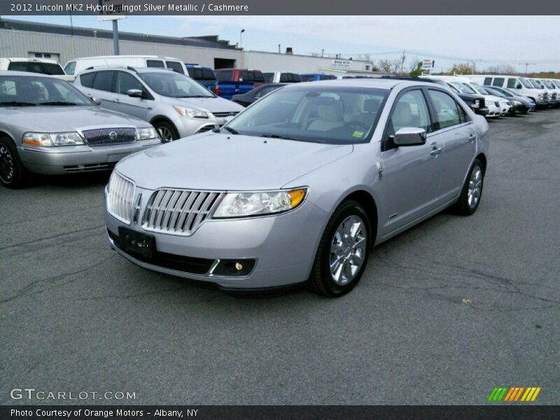 Ingot Silver Metallic / Cashmere 2012 Lincoln MKZ Hybrid