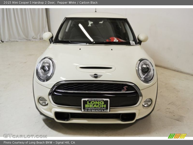 Pepper White / Carbon Black 2015 Mini Cooper S Hardtop 2 Door