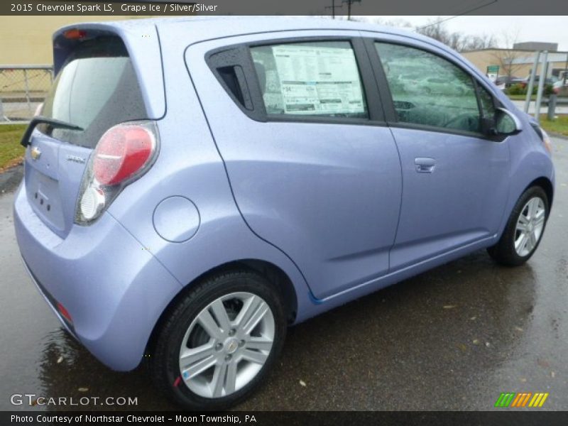 Grape Ice / Silver/Silver 2015 Chevrolet Spark LS