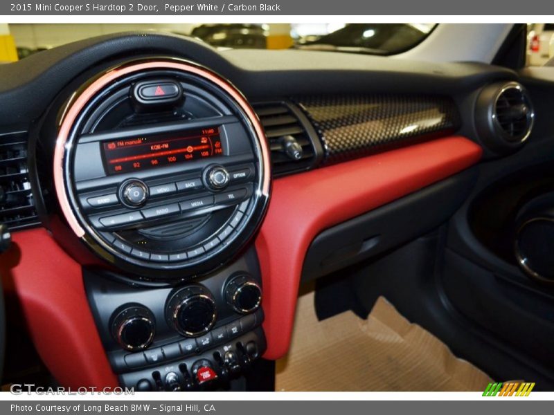 Pepper White / Carbon Black 2015 Mini Cooper S Hardtop 2 Door