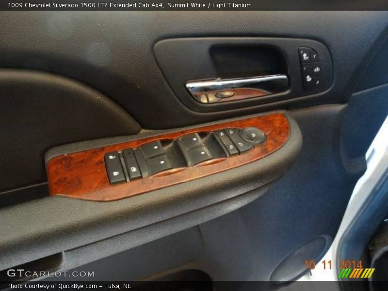 Summit White / Light Titanium 2009 Chevrolet Silverado 1500 LTZ Extended Cab 4x4