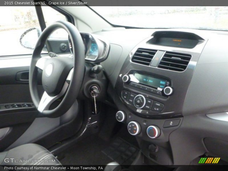 Grape Ice / Silver/Silver 2015 Chevrolet Spark LS