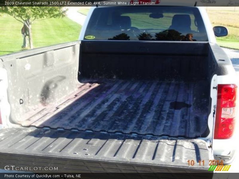 Summit White / Light Titanium 2009 Chevrolet Silverado 1500 LTZ Extended Cab 4x4