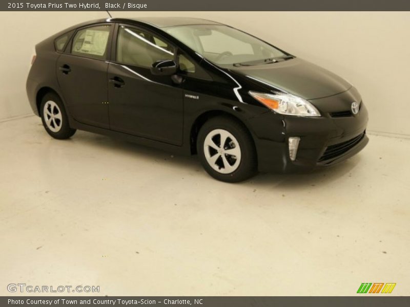 Black / Bisque 2015 Toyota Prius Two Hybrid