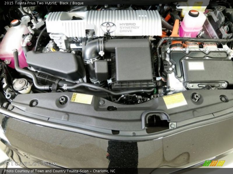 Black / Bisque 2015 Toyota Prius Two Hybrid