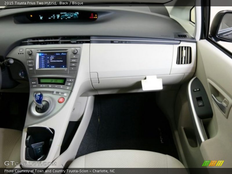 Black / Bisque 2015 Toyota Prius Two Hybrid