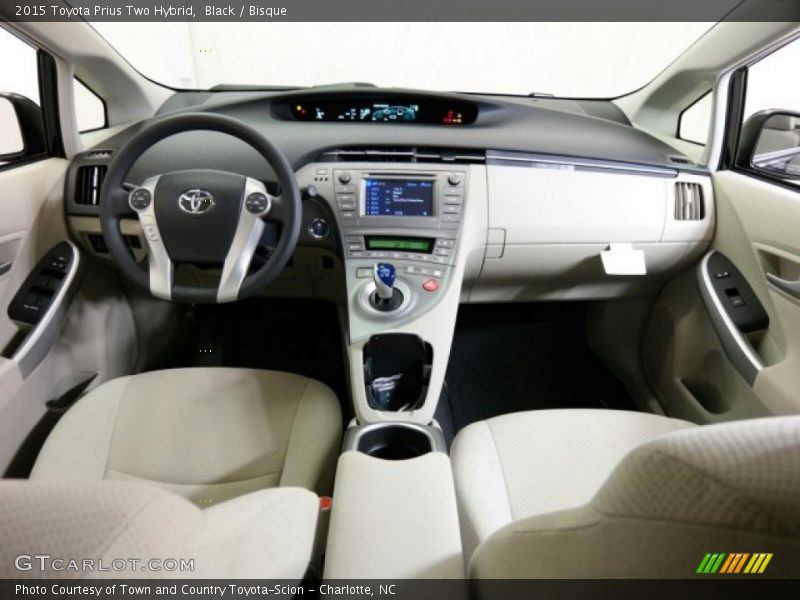 Black / Bisque 2015 Toyota Prius Two Hybrid